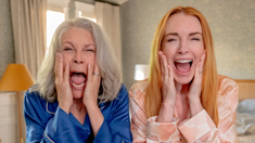 Lee Curtis y Lohan vuelven a compartir pantalla como madre e hija para Otro viernes de locos (2025). Lee Curtis y Lohan vuelven a compartir pantalla como madre e hija para Otro viernes de locos (2025).