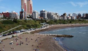 Mar del Plata, uno de los destinos más elegidos por los turistas.