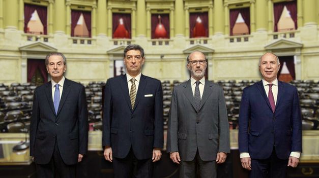 Los jueces de la Corte Suprema de Justicia.