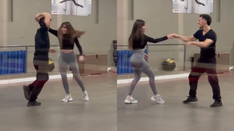 Filtraron la coreografía de Romina Uhrig.