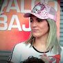 Rocío Oliva, en pareja con el exfutbolista Néstor Ortigoza, fue a bancar al Millonario. Rocío Oliva, en pareja con el exfutbolista Néstor Ortigoza, fue a bancar al Millonario.