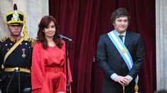 Cristina Kirchner y Javier Milei, el 10 de diciembre de 2023.