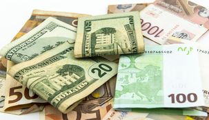 El euro alcanzò la paridad con el dólar.