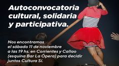 La convocatoria a la Caminata por la Cultura en apoyo a la candidatura de Massa.