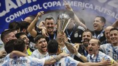 Argentina es campeón de América también en futsal.visibility