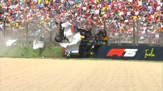 Así quedó el auto de Tsunoda. Así quedó el auto de Tsunoda.