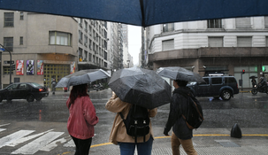 Las tormentas dejarán hasta 60 mm de agua acumulada.