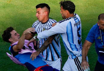 Gavi habló sobre su pelea con Leandro Paredes.&nbsp;