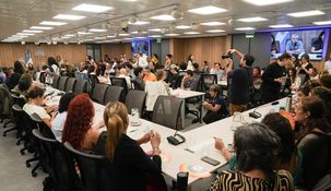 Se desarrolló una reunión de la Comisión de Mujeres y Diversidad de la Cámara de Diputados.