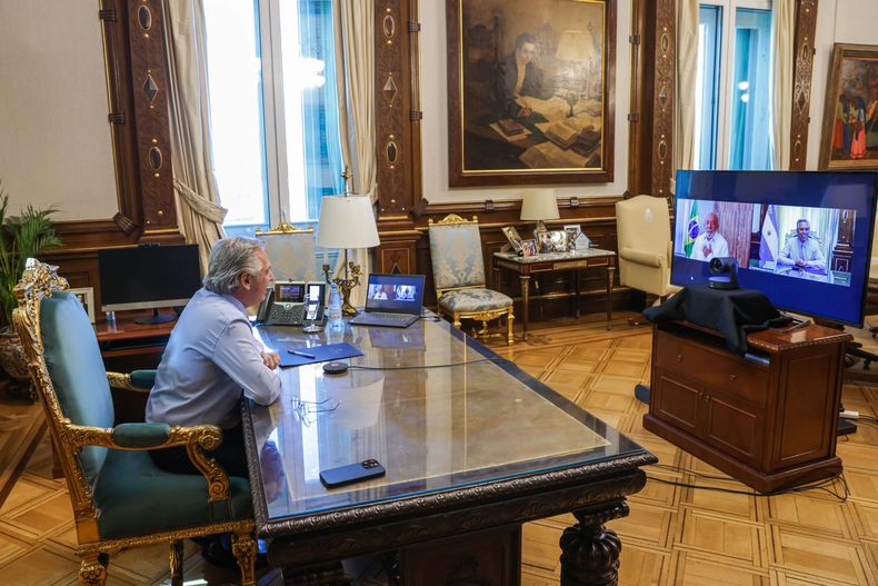 Alberto Fernández dialogó con Lula da Silva sobre los acuerdos comerciales