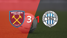 west ham united fue mas y vencio por 3 a 1 a tsc backa topola