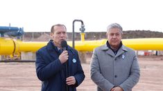 Omar Gutiérrez y Rolando Figueroa participaron del acto desde Neuquén.