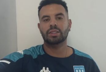 Edwin Cardona está transitando el tercer día de aislamiento.