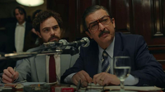 Peter Lanzani y Ricardo Darín, protagonistas de Argentina, 1985. Peter Lanzani y Ricardo Darín, protagonistas de Argentina, 1985.