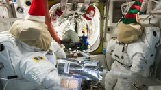 En la NASA también celebran la Navidad