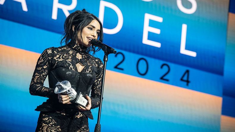 Lali se quedó con tres premios Carlos Gardel.