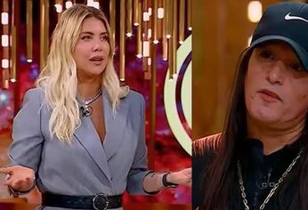 La conductora del reality quedó anonadada con el comentario del cantante.