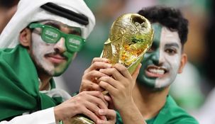 Los fanáticos sauditas sueñan con organizar la Copa del Mundo.