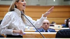 Yolanda Díaz tuvo un furcio viral. Yolanda Díaz tuvo un furcio viral.