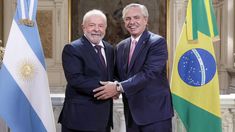 Lula da Silva y Alberto Fernández. Lula da Silva y Alberto Fernández.