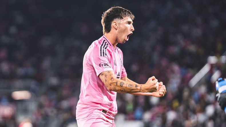 Baltasar Rodríguez metió un golazo para el empate de Inter Miami.