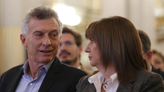 Patricia Bullrich junto a Macri, a 9 dias de las elecciones nacionales.&nbsp;
