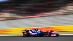 Franco Colapinto va por la carrera sprint. Franco Colapinto va por la carrera sprint.