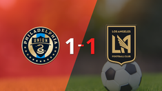 los angeles fc logro sacar el empate a 1 gol en casa de philadelphia union