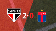 en su casa, sao paulo derroto por 2-0 a tigre