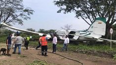En la aeronave había 14 tripulantes.