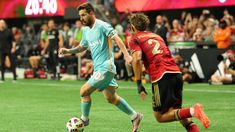 El argentino de 37 años tuvo chances para marcar, pero no logró vencer el arco de Atlanta United. El argentino de 37 años tuvo chances para marcar, pero no logró vencer el arco de Atlanta United.