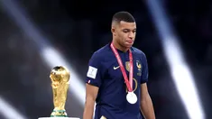 Kylian Mbappé tras perder la final del Mundial de Qatar 2022.