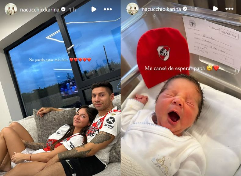 Karina Nacucchio se mostró muy feliz con la vuelta de Montiel a River.
