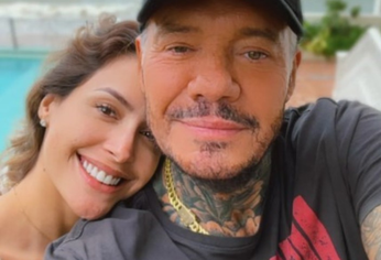 Milett y Tinelli, separados. Milett y Tinelli, separados.