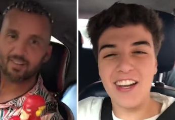 Juan y Mora generaron risas en redes sociales.