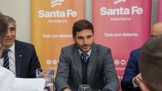 El gobernador de Santa Fe, Maximiliano Pullaro.