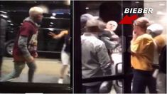 El video de Justin Bieber, a las piñas con un hombre El video de Justin Bieber, a las piñas con un hombre