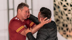 El Turco García se despidió a plena lágrima. El Turco García se despidió a plena lágrima.