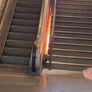 Las escaleras fueron el punto cero del incendio.