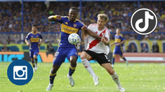 Boca y River continúan su histórica rivalidad también en el plano digital. Boca y River continúan su histórica rivalidad también en el plano digital.