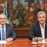 Osvaldo Jaldo y Luis Caputo reunidos en Buenos Aires. Osvaldo Jaldo y Luis Caputo reunidos en Buenos Aires.