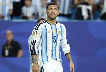 Leandro Paredes en la Selección argentina.