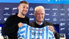Luciano Vietto fue presentado como nuevo refuerzo de Racing Club. Luciano Vietto fue presentado como nuevo refuerzo de Racing Club.
