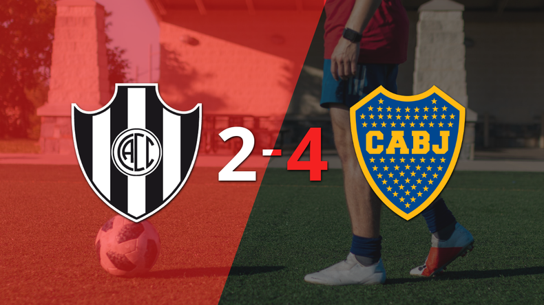 Boca Juniors gana 4-2 a Central Córdoba (SE) con doblete de Ezequiel Fernández
