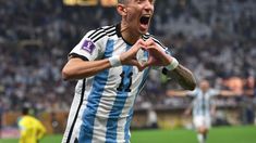 Di María convirtió el 2-0 ante Francia, en la final de la Copa del Mundo. Di María convirtió el 2-0 ante Francia, en la final de la Copa del Mundo.