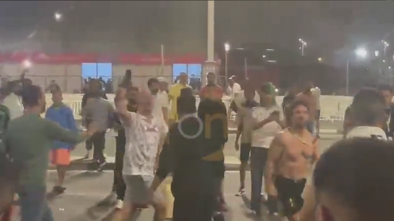 Video: brutal pelea entre mexicanos y argentinos en el Mundial Qatar 2022&nbsp;