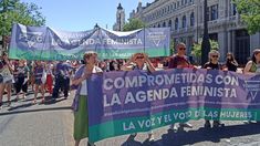 Marcharon contra la prostitución, la pornografía y otras formas de explotación sexual.