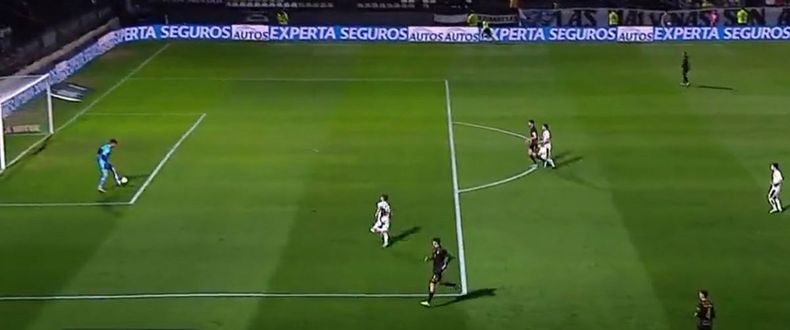 Captura gol en contra Platense II.&nbsp;
