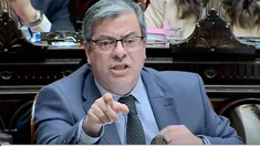 Germán Martínez en la Cámara de Diputados. Archivo.