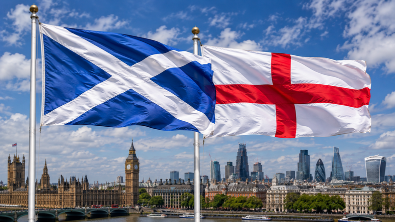¿Que unión hay entre Escocia e Inglaterra?